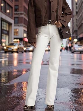 Lauren Ralph Lauren Straight Cut Jeans White Sz 22W EUC